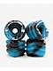 Shark Wheel DNA 73mm 78a Black & Blue Swirl Cruiser Skateboard Wheels - Thumbnail image 1 of 3