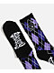 Sheisty Argyle Black Crew Socks - Thumbnail image 2 of 2