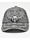 Sheisty Clipped Washed Black Strapback Hat - Thumbnail image 3 of 3
