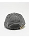 Sheisty Clipped Washed Black Strapback Hat - Thumbnail image 2 of 3
