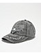 Sheisty Clipped Washed Black Strapback Hat - Thumbnail image 1 of 3
