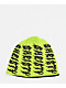 Sheisty Flypaper Black & Green Reversible Skully Beanie - Thumbnail image 3 of 3