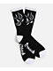 Sheisty Swallow Black Crew Socks - Thumbnail image 1 of 2