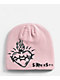 Sheisty Yuki Pink & Black Reversible Beanie - Thumbnail image 1 of 2