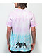 Shinya Fuwa Pink & Blue Tie Dye T-Shirt - Thumbnail image 2 of 3