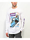 Shinya Mag White Long Sleeve T-Shirt - Thumbnail image 1 of 5