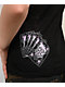 Skin Industries Cardplay Black Burnout Crop T-Shirt - Thumbnail image 4 of 5
