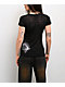Skin Industries Cardplay Black Burnout Crop T-Shirt - Thumbnail image 2 of 5