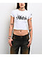 Skin Industries Smokey White Crop T-Shirt - Thumbnail image 1 of 5