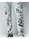 Skinny jeans envejecidos claros estampados Rogue de Ninth Hall