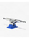 Slappy ST1 Inverted Hollow Lights 8.25" Silver & Blue Skateboard Truck - Thumbnail image 2 of 3