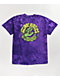 Slime Balls Screaming Hand Purple Tie Dye T-Shirt