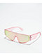 Social Pink Shield Sunglasses - Thumbnail image 1 of 2
