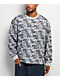 Southpole Allover Grey Thermal Long Sleeve Boxy Crop T-Shirt - Thumbnail image 1 of 3