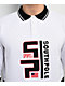 Southpole Logo White Long Sleeve Polo Shirt - Thumbnail image 3 of 4
