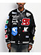 Southpole Varsity Black Bomber Jacket - Thumbnail image 1 of 7