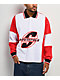 Southpole White & Red Boxy Crop Rugby Shirt - Thumbnail image 1 of 3