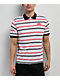 Southpole White Stripe Polo Shirt - Thumbnail image 1 of 3