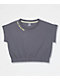 Spalding Grey Crop T-Shirt - Thumbnail image 4 of 4
