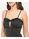 Spicychix Black Denim Mini Dress - Thumbnail image 3 of 3