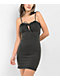 Spicychix Black Denim Mini Dress - Thumbnail image 1 of 3