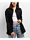 Spicychix Black Oversize Long Sleeve Button Up Shirt - Thumbnail image 1 of 4