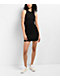 Spicychix Black Ribbed Bodycon Dress - Thumbnail image 4 of 6