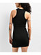 Spicychix Black Ribbed Bodycon Dress - Thumbnail image 2 of 6