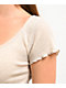Spicychix Cream Notch Top - Thumbnail image 4 of 4