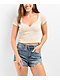 Spicychix Cream Notch Top - Thumbnail image 1 of 4