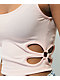 Spicychix Daisy Cut Out Coral Crop Tank Top - Thumbnail image 3 of 3