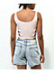 Spicychix Daisy Cut Out Coral Crop Tank Top - Thumbnail image 2 of 3