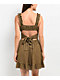Spicychix Floral Green Tank Dress - Thumbnail image 2 of 6