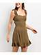 Spicychix Floral Green Tank Dress - Thumbnail image 1 of 6