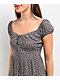 Spicychix Open Back Blue Floral Boho Mini Dress - Thumbnail image 4 of 5