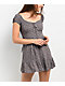 Spicychix Open Back Blue Floral Boho Mini Dress - Thumbnail image 1 of 5