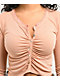 Spicychix Pink Button Up Long Sleeve Top - Thumbnail image 3 of 6