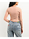 Spicychix Pink Button Up Long Sleeve Top - Thumbnail image 2 of 6