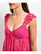 Spicychix Pink Lace Dress - Thumbnail image 3 of 5