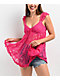 Spicychix Pink Lace Dress - Thumbnail image 1 of 5