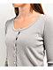 Spicychix Pointelle Grey Sweater - Thumbnail image 3 of 4