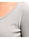 Spicychix Pointelle Grey Sweater - Thumbnail image 4 of 4