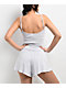 Spicychix Pointelle Light Blue Crop Tank Top - Thumbnail image 2 of 4