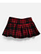 Spicychix Red Plaid Pleated Skort - Thumbnail image 5 of 5