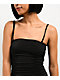 Spicychix Ruched Black Mini Dress - Thumbnail image 3 of 5