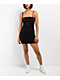 Spicychix Ruched Black Mini Dress - Thumbnail image 4 of 5
