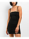 Spicychix Ruched Black Mini Dress - Thumbnail image 1 of 5