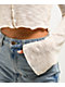 Spicychix Slub Cream Long Sleeve Top - Thumbnail image 4 of 6
