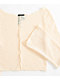 Spicychix Slub Cream Long Sleeve Top - Thumbnail image 6 of 6