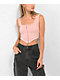 Spicychix Textured Pink Corset Crop Tank Top - Thumbnail image 1 of 3